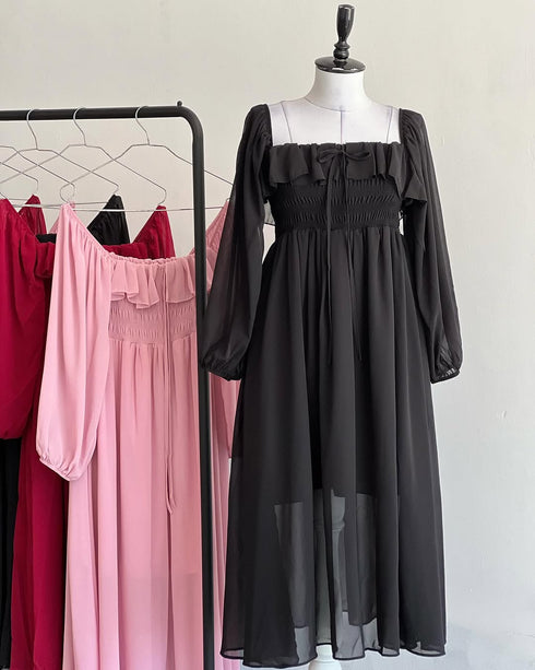 Black Smoke Bodice Frock
